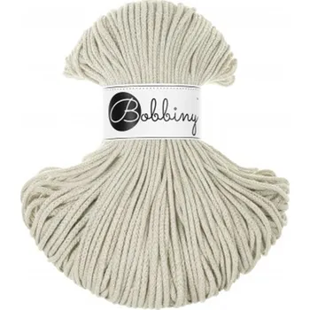 Příze Bobbiny šňůry junior 3 mm Bledě olivová (Pale Olive)