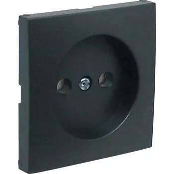 Elektrická zásuvka ELKO EP 90622 TIS - šedá Kryt zásuvky 1-fázové (bez zemnícího kolíku) s clonkou 90622TIS