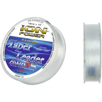 Vlasec AWA-S Ion Power Fluorine Taper Leaders 15Mt X 10 Leaders 0,20Mm To 0,57Mm
