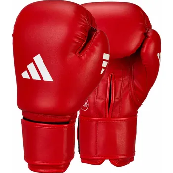 Boxerské rukavice Boxerské rukavice Adidas IBA Catus kůže - červené - adiIBAG1C_RED Velikosti: 10 oz