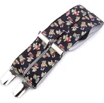 Dětské šle srdce, fotbal, auto, hvězda, formule, smajlík, motýl Varianta: 14 modrá temná, Balení: 1 ks