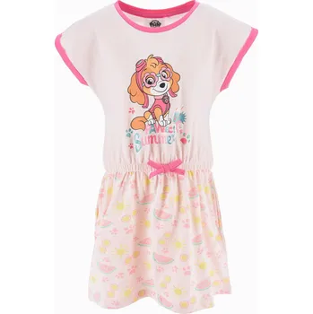 Dívčí šaty ŠATY TLAPKOVÁ PATROLA SC we 1141 růžové Velikost: 5