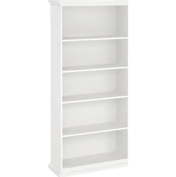 Knihovna Regál PARIS 79864, šířka 96 cm, lamino matná bílá