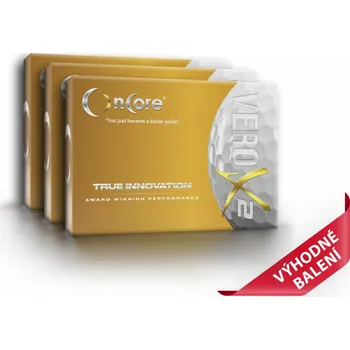 Golfový míček OnCore VERO X2 výhodné balení golfových míčků 36ks