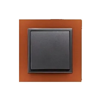 ELKO EP 90910 TTS cihlová / šedá 1-rámeček cihlová, mezirámeček šedá 90910TTS