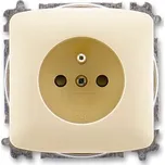 ABB Zásuvka jednonásobná s ochranným kolíkem, s clonkami (typ 6619) 6619A-A06357 C