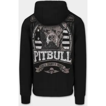 Pánská mikina PitBull West Coast Pánska mikina TROUBLEMAKER KPZ - černá - PWC_PMTBRMRK_BLK Velikosti: M