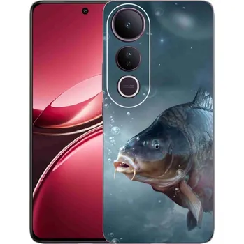 Pouzdro na mobilní telefon Gelový kryt mmCase na Vivo V50 Lite 4G/5G - kapr a bublinky