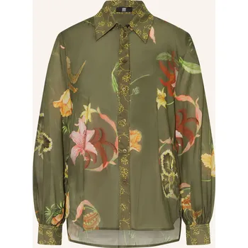 Dámská halenka Riani Dámská Košilová Halenka, zelená / žlutá / oranžová, 38