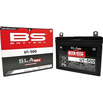Motobaterie BS-BATTERY továrně aktivovaná motocyklová baterie U1-500 SLA MAX