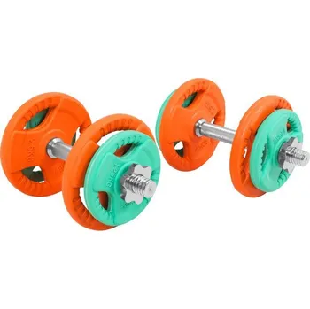 GORILLA SPORTS Gorilla Sports Sada činek s hvězdicovým zámkem, 20 kg 20kg MODRÁ