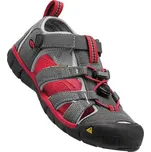 Dětské sandály SEACAMP II CNX, magnet/racing red, Keen, 1014123, šedá - 34