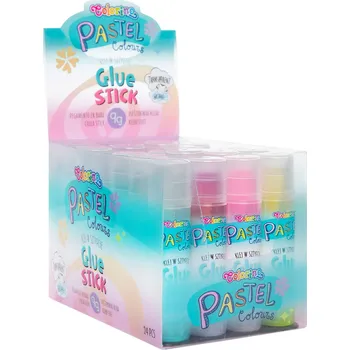 Kancelářské lepidlo Colorino pastel lepidlo 9g tyčinka /24/