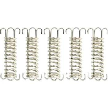 Stínicí technika NAPÍNACÍ PRUŽINY PRO ZAHRADNÍ PLACHTU 5 KS NEREZOVÁ OCEL