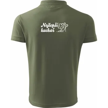 Pánská košile Nejlepší kuchař - nejlepší kuchařka - Polokošile pánská Pique Polo 203 - S ( Khaki )
