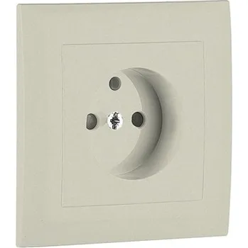 ELKO EP 90904 TPE - perleťová Rámeček + kryt zásuvky s clonkou 90904TPE