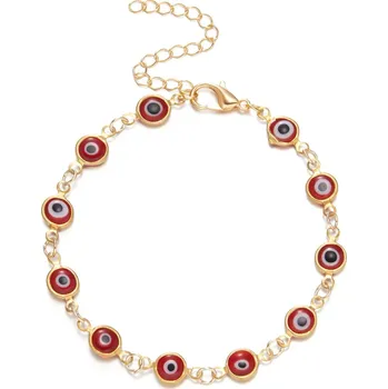 Náramek Barevný ochranný náramek s okem pro štěstí | módní šperk, přátelský náramek - 01