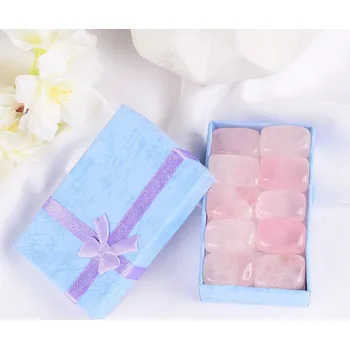 Přírodní kámen Přírodní tromlované kameny mix minerálů 10 ks | domácí dekorace 10 ks - Růženín