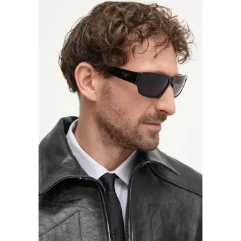 Sluneční brýle Sluneční brýle Balenciaga pánské, černá barva, BB0366S 99X, vel. 58