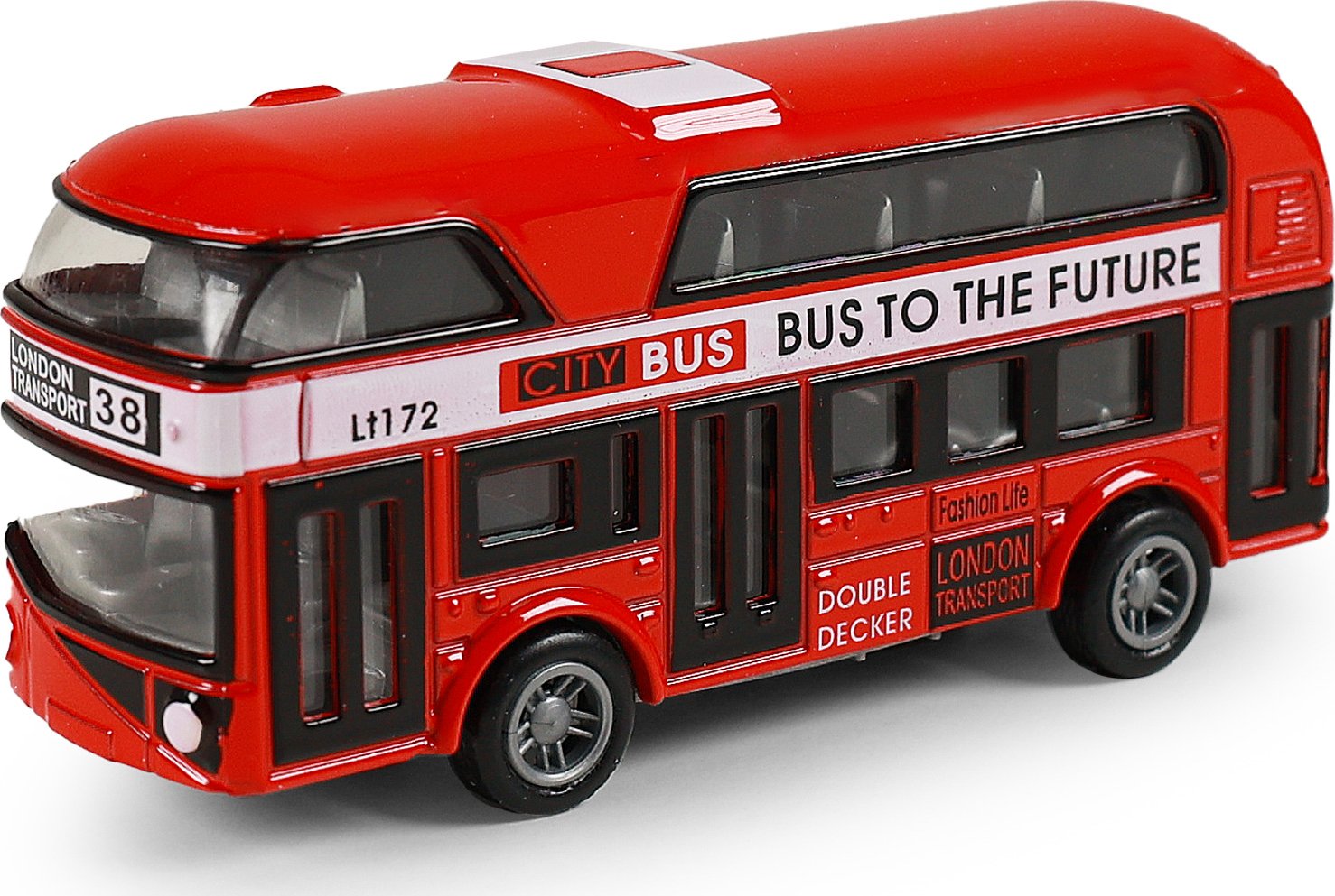 Autobus londýnský dvoupatrový červený