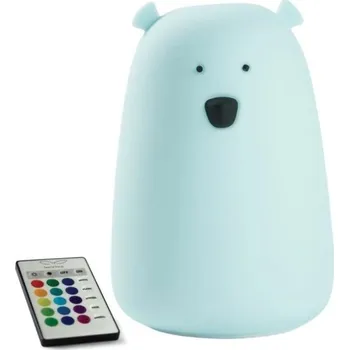 Pracovní světlo NoName Rabbit & Friends Dotyková lampička medvídek s ovládáním | Modrá 5076/MOD