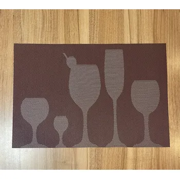 prostírání Prostírání Deluxe pod talíř food hnědá 35x45cm TiaHome