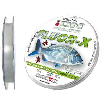 Rybářský vlasec Vlasec AWA-S Ion Power Fluor-X Special Competition 0,405Mm 250Mt