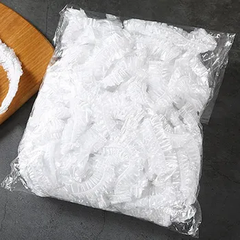 Dóza na potraviny 100 ks Znovupoužitelné elastické víčko na potraviny | kuchyňské víčko, silikonový obal