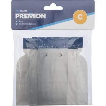 PREMION PRE900233 - Škrabky stěrky Japonky 4ks 50/80/100/120mm