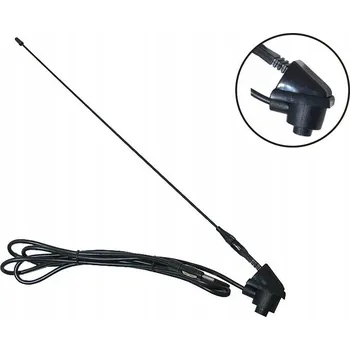 Autoanténa Anténa automobilová 41 cm, montáž 5 mm, kabel 2 m