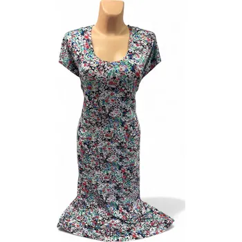 Dámské šaty dámské šaty, Barva Jako na obrázku, Velikost XXL 48, Materiál 96% Viskoza 4% Lycra