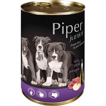 Krmivo pro psa 11802406 PIPER PIPER JUNIOR WITH VEAL AND APPLE 400g