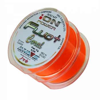 Vlasec AWA-S Ion Power Fluo+ Coral 2 Spoolsx300Mt Connected 0,234Mm