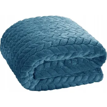 Přehoz na lůžko PŘEHOZ NA POSTEL DEKA S VYTLAČOVANÝM VZOREM STROMEČKU PLED 200x220CM ZINK