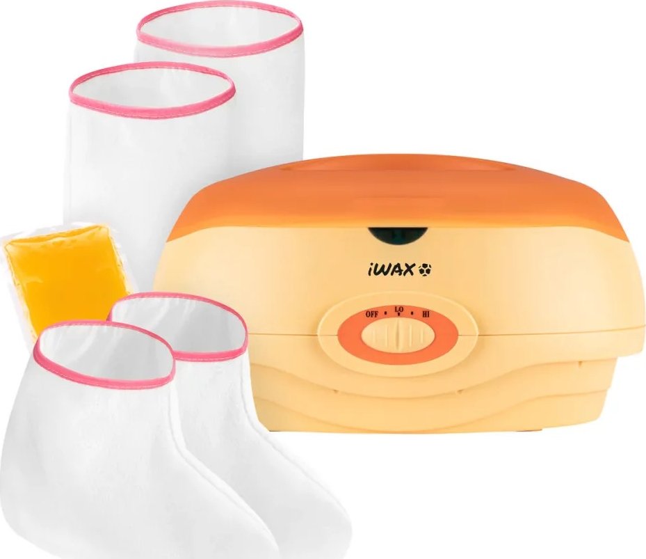 Parafínová vana s příslušenstvím sada XXL Oranžová 300W