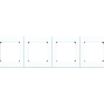 ABB Rámeček čtyřnásobný, pro vodorovnou i svislou montáž (3901H-A05040 01) 2CHH015040A6001