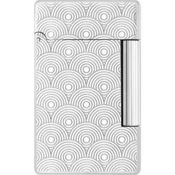 Zapalovač S.T. DUPONT - INITIAL - CINATIC GUILLOCHE Palladium - Zapalovač na doutníky