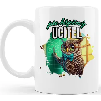 Ahome Hrneček 300 ml - Jste báječný učitel - sova