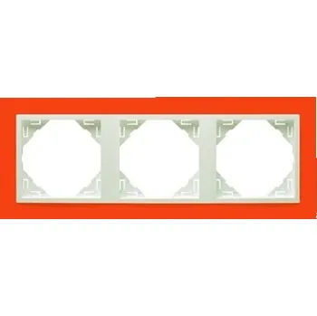 ELKO EP 90930 TJG oranžová / ledová 3-rámeček oranžová, mezirámeček ledová 90930TJG