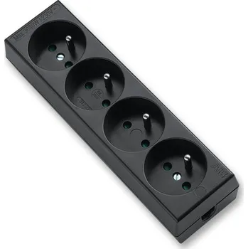 ABB Zásuvka pohyblivá čtyřnásobná s ochrannými kolíky, s clonkami 2CDB720010R0000