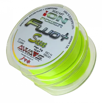 Vlasec AWA-S Ion Power Fluo+ Sun 2 Spoolsx300Mt Connected 0,203Mm