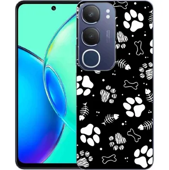 Kosmetika pro psa Gelový kryt mmCase na Vivo Y19s - psí tlapky