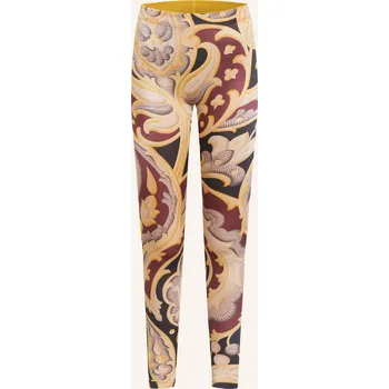Dámské legíny Wolford Dámské Punčochové Legíny Paisley Baroque, žlutá /...