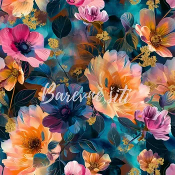 Úplet, Princezniny květy (E) (Top kvalitní úplet Bella digitisk)