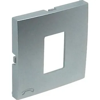 ELKO EP 90712 TAL - hliník Kryt zásuvky telefonní 90712TAL