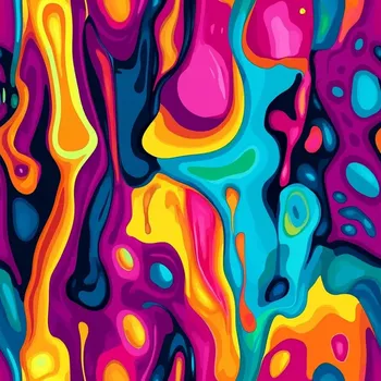 Úplet, Rozlité barvy (E) (Top kvalitní úplet Bella digitisk)