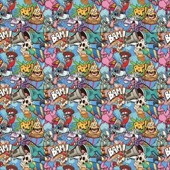 Úplet, Crazy vzor (E) (Top kvalitní úplet Bella digitisk)