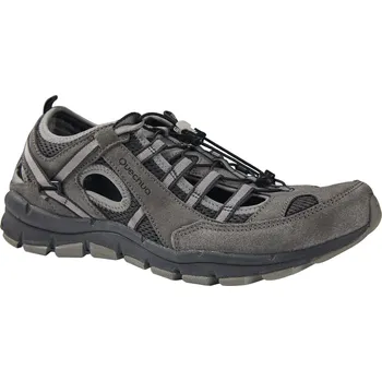 Pánské tenisky QUECHUA Pánské turistické sandály NH 500 Fresh 43 ŠEDÁ