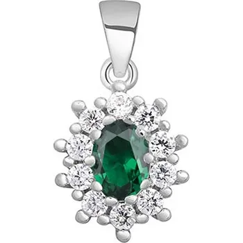 Přívěsek LUNICA Stříbrný přívěsek se zirkony 0073 Ag 925; ≤1,6 g.