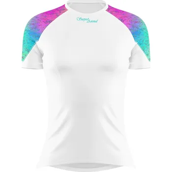 Dámské funkční triko krátký rukáv AQUARELLE bílá Bamboo Light New